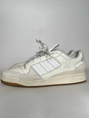 Adidas Forum Low CL Chalk White Gum Size 12 Used